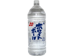 江井ヶ嶋酒造 連続20°ホワイトボール ペット 4L x1【焼酎】