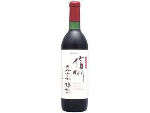 アルプス 信州 無添加 樽熟 赤 720ml x1【赤ワイン】【日本製】