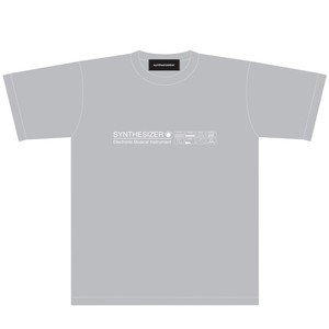 【Tシャツ】SYNTHESIZER T-shirt・シンセサイザーTシャツ・グレー