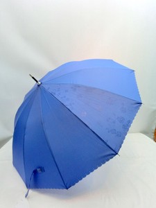 通年新作）雨傘・長傘ー婦人　12本骨雨に濡れるとバラ柄が浮き上がるジャンプ雨傘