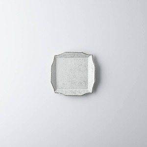 寿山窯 rim リム スクエア S(10cm) ホワイトアッシュ[日本製/美濃焼/洋食器]
