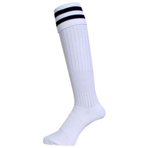 Soccer Good Stocking 25 2 White Black Socks