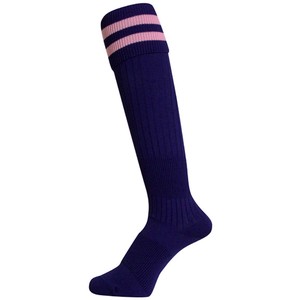 Soccer Good Stocking 25 2 Navy Pink Socks