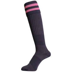 Soccer Good Stocking 25 2 Gray Pink Socks