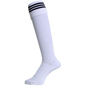 Soccer Good Stocking 25 2 White Black Socks
