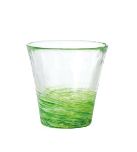 アデリア 津軽びいどろ フリーカップ ピンク 260ml 12色のグラス 萌黄 1個箱入 日本製 F71450