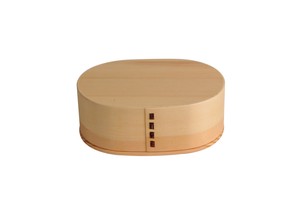 Mage wappa Bento Box Wooden Small Natural