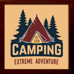 サインフレーム SIGN FRAME　CAMP Camping