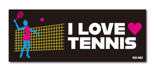 アイラブスポーツステッカー I LOVE テニス 競技 GSJ062 インバウンド お土産 2020新作