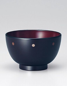 Soup Bowl Brown Dot Made in Japan