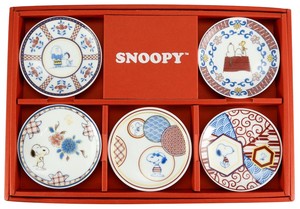 Snoopy Japanese Pattern Plate Set