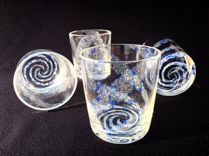 「銀河」 ロックグラス 焼酎グラス　ウイスキーグラス