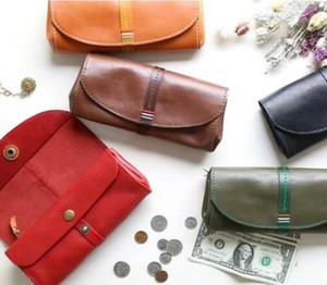アコーディオン式長財布　　収納力とデザインを兼ね備えた女性人気の財布 日本製 革製品 全5色