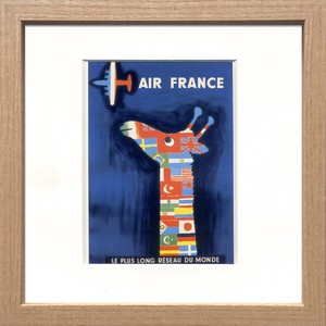 アートフレーム　サビニャック Savignac  Square Frame　 Air France 1956年