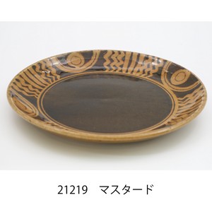 美浓烧 大餐盘/中餐盘 陶器 正陶苑 日本制造