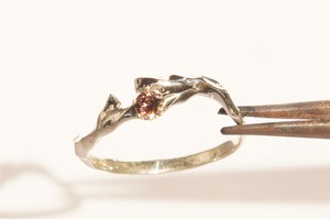 Silver-Based Rhinestone Ring sliver SWAROVSKI