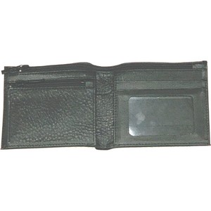 Bifold Wallet Top Zipper Soft Leather Made in Japan