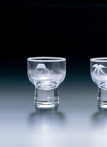 切子杯　松と富士切子【日本製　　ガラス】