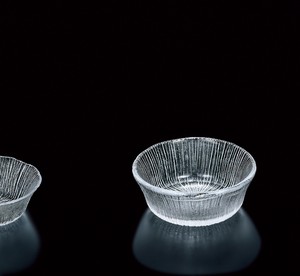 なぎさ丸型　中鉢（デザート）【日本製　ハンドメイド　ガラス】