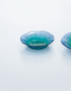 珊瑚の海　小皿【日本製　ハンドメイド　ガラス】