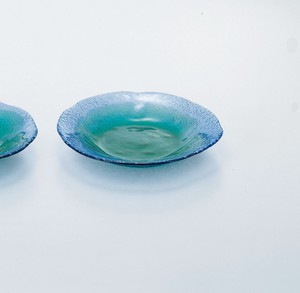 珊瑚の海　大皿【日本製　ハンドメイド　ガラス】