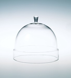 ガラスドーム140【中国製　ハンドメイド　ガラス】