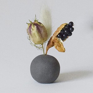 Dry Flower Vase Black