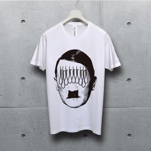 bombing アート デザイン　ホワイト Tシャツ　デザイン名【 A・H シリーズ　タイプN 】