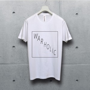 bombing アート デザイン　ホワイト Tシャツ　デザイン名【 WAR HOLIC 】