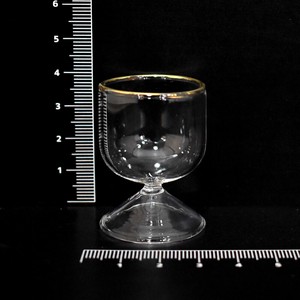 "Glass Figurine Object" Cup