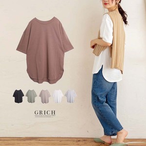 T-shirt Oversized Plain Color Spring/Summer Tops Short-Sleeve NEW