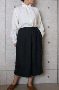 【2020新作 】日本製 リネンキュロットスカート　№620407