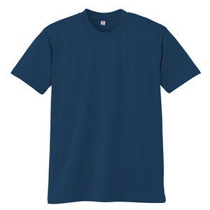 3022　半袖Tシャツ(ポケット付き)　ネービー
