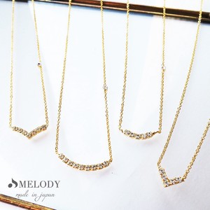 Gold Chain Necklace Jewelry Ladies Made in Japan