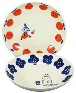 The Moomins Pasta Plate Set Little My Snow
