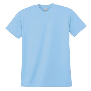 803　DRY半袖Tシャツ（ネット付き）　サックス