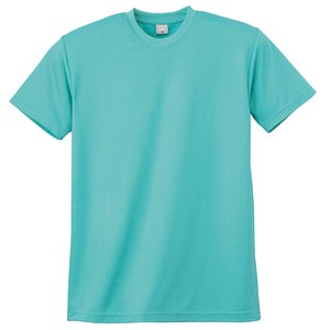 803　DRY半袖Tシャツ（ネット付き）　エメグリーン
