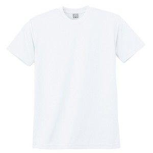803　DRY半袖Tシャツ（ネット付き）　ホワイト