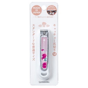 Nail Clipper/File Pink Green Bell M