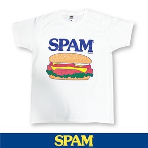 SPAM T-shirt  Tシャツ BURGER スパム アメリカン雑貨