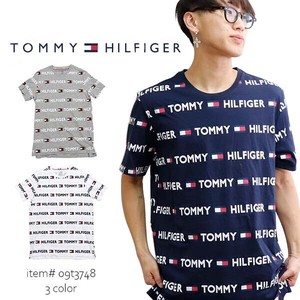 トミーヒルフィガー【TOMMY HILFIGER】09T3748 メンズ Tシャツ 半袖 総柄