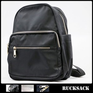 Backpack Backpack Black Pocket Ladies Men's