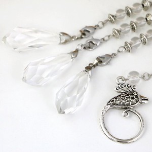 Genuine Stone Necklaces Crystal Bird