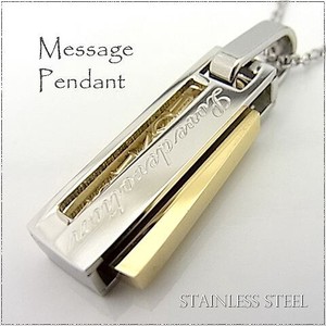 Stainless Steel Pendant Necklace sliver Stainless Steel