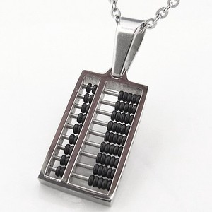 Stainless Steel Pendant Necklace sliver Stainless Steel black Ladies' Men's