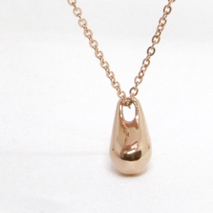 Stainless Steel Pendant Necklace Pink Stainless Steel Ladies Men's