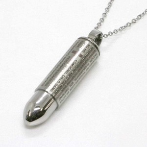 Stainless Steel Pendant Necklace sliver Stainless Steel Pendant Ladies Men's