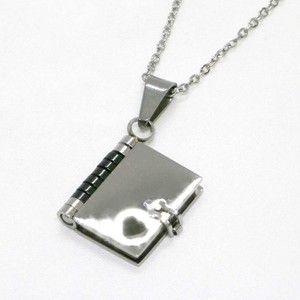 Stainless Steel Pendant Necklace sliver Stainless Steel Pendant black