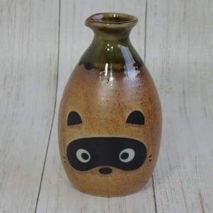 Shigaraki Japanese Raccoon Size 2 Sake bottle Tokkuri