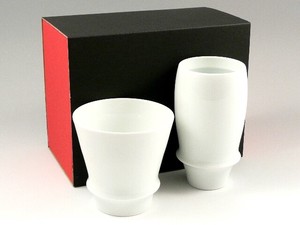 Arita Ware White Porcelains Supreme Distilled Spirit Glass Premium Beer Glass Set